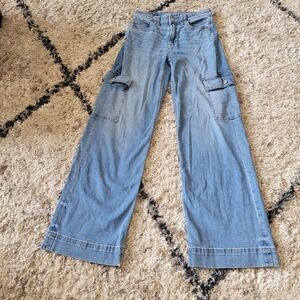 American Eagle WomenBlue Cargo Jeans